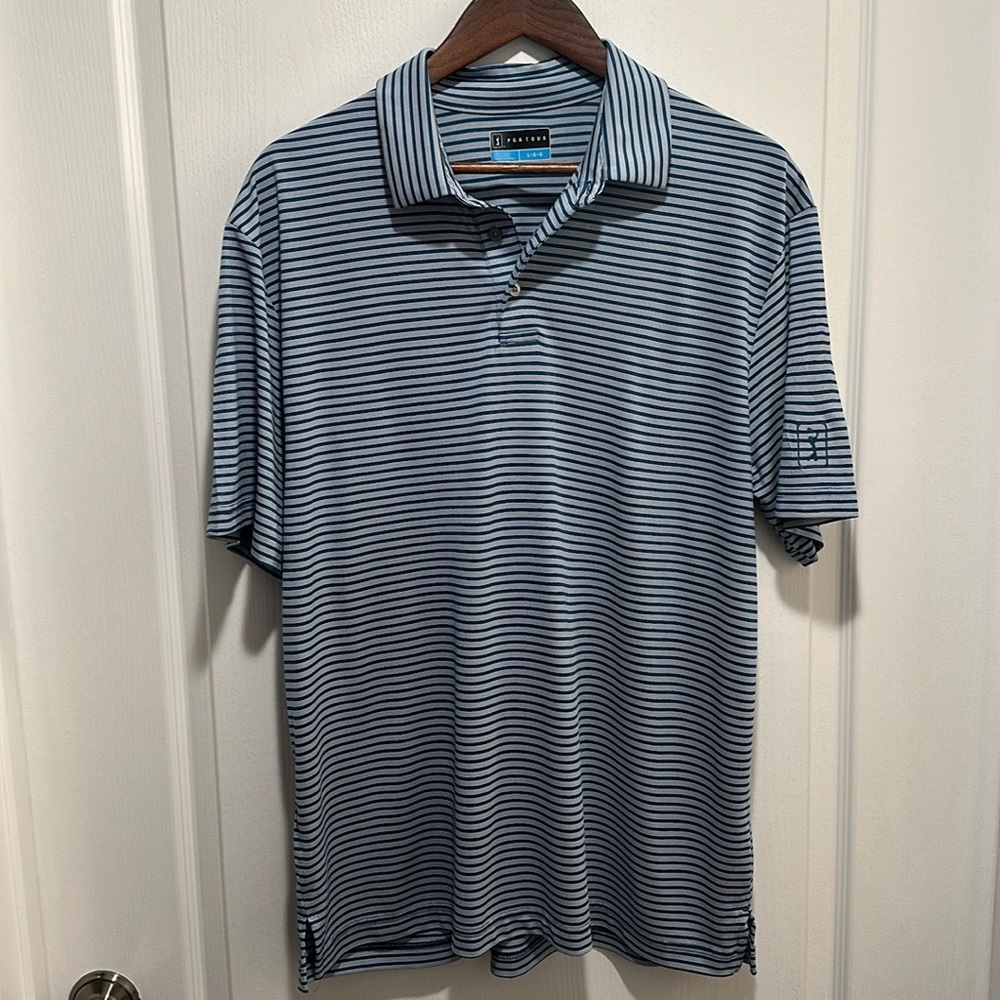 PGA Men’s Golf Short Sleeve Collared Shirt - Size: Large